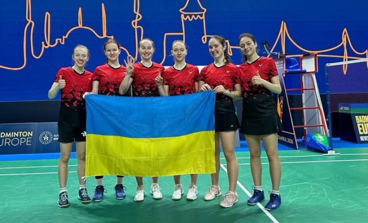 УКРАЇНСЬКІ БАДМІНТОНІСТКИ ВПЕРШЕ В ІСТОРІЇ - НА ПОДІУМІ КОМАНДНОГО ЄВРО