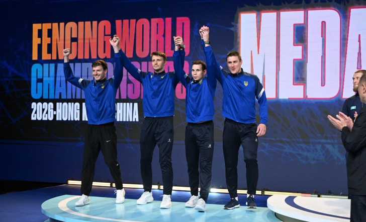 ЗБІРНА УКРАЇНИ ЗДОБУЛА "СРІБЛО" ЧЕМПІОНАТУ СВІТУ З ФЕХТУВАННЯ