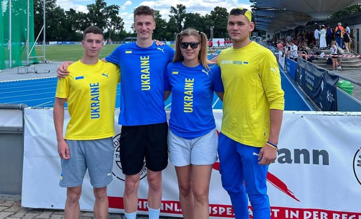 МЕДАЛІ ТА РЕКОРДИ УКРАЇНСЬКИХ ЛЕГКОАТЛЕТІВ НА ЮНІОРСЬКОМУ ТУРНІРІ В НІМЕЧЧИНІ