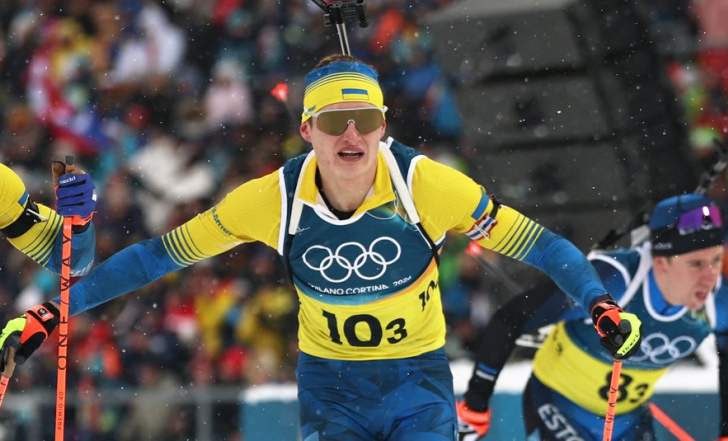 УКРАЇНА – 16-ТА В ЧОЛОВІЧІЙ ЕСТАФЕТІ НА ОЛІМПІЙСЬКИХ ІГРАХ-2026