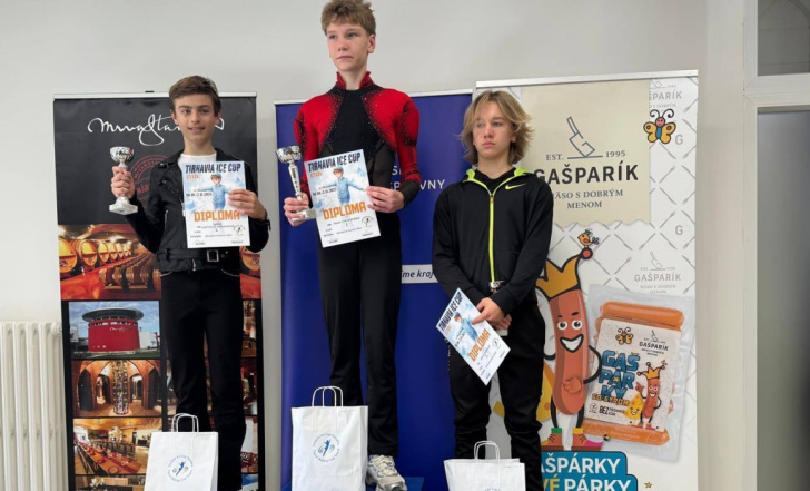 ЮНИЙ УКРАЇНСЬКИЙ ФІГУРИСТ - НА ТОП-СХОДИНЦІ ПОДІУМУ ТУРНІРУ У СЛОВАЧЧИНІ
