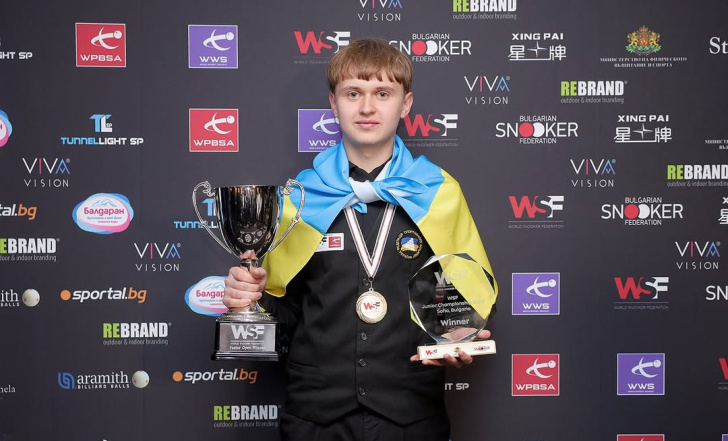УКРАЇНСЬКИЙ СНУКЕРИСТ - ЧЕМПІОН СВІТУ СЕРЕД ЮНІОРІВ!