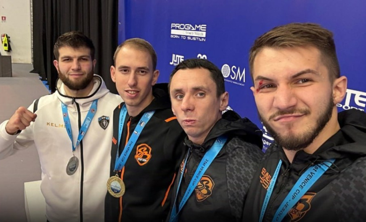 НА ПОДІУМІ ТУРНІРУ У ВЕНЕЦІЇ - ТІЛЬКИ УКРАЇНСЬКІ КАРАТИСТИ