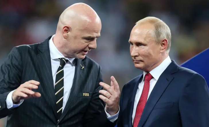ФІФА ОФІЦІЙНО ОБГОВОРИТЬ МОЖЛИВІСТЬ ПОВЕРНЕННЯ РОСІЇ ДО МІЖНАРОДНОГО ФУТБОЛУ