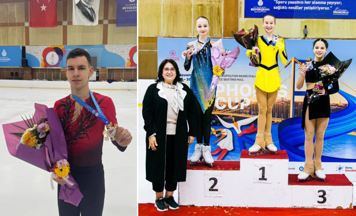 УКРАЇНСЬКІ ФІГУРИСТИ - НА ПОДІУМІ ТУРНІРУ В ТУРЕЧЧИНІ