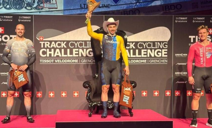 ЗОЛОТИЙ СПРИНТ БОГДАНА ДАНИЛЬЧУКА НА ВЕЛОТРЕКУ У ШВЕЙЦАРІЇ