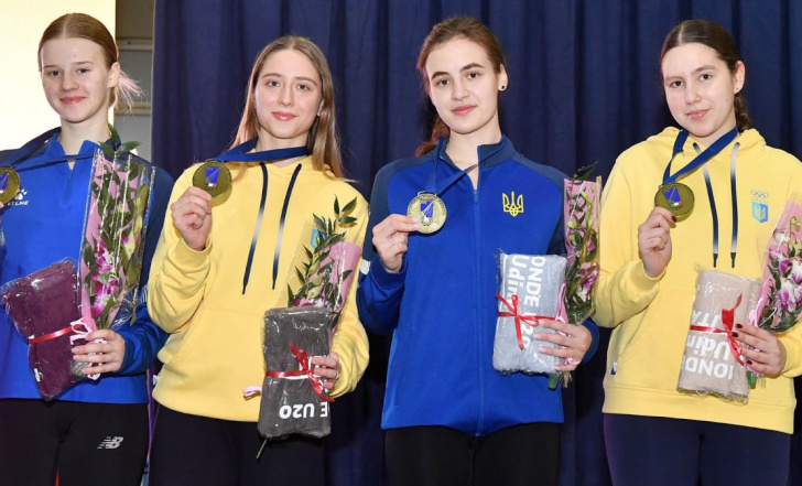 УКРАЇНСЬКІ ШПАЖИСТКИ - ПРИЗЕРКИ ЮНІОРСЬКОГО КУБКА СВІТУ