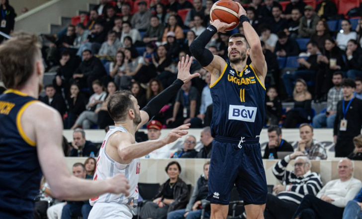 В УКРАЇНСЬКИХ БАСКЕТБОЛІСТІВ - ВОЛЬОВА ЗВИТЯГА НАД ГРУЗІЄЮ У ВІДБОРІ ЧЕМПІОНАТУ СВІТУ
