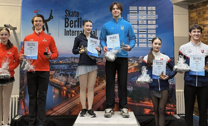 УКРАЇНСЬКА ПАРА ФІГУРИСТІВ - НА ТОП-СХОДИНЦІ ПОДІУМУ В БЕРЛІНІ