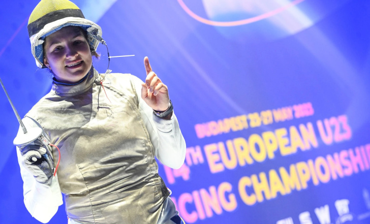ОЛЬГА СОПІТ – ЧЕМПІОНКА ЄВРОПИ З ФЕХТУВАННЯ В ЖІНОЧІЙ РАПІРІ